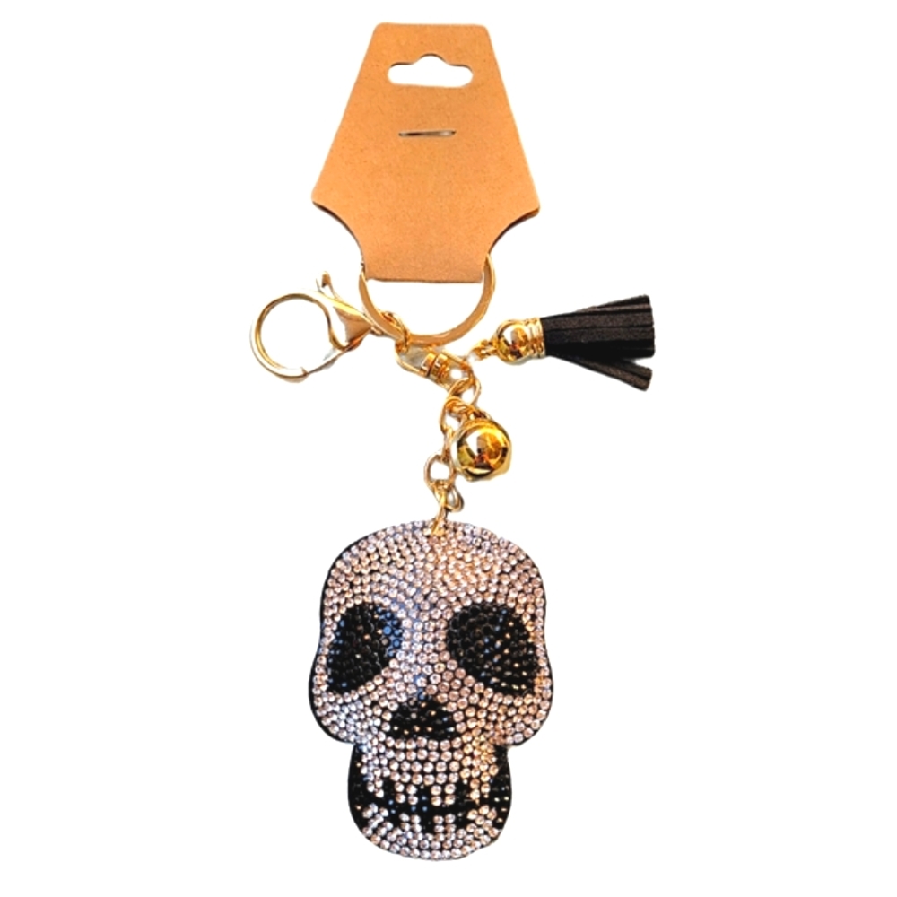 SKULL BLING KEYCHAIN